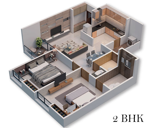 Majestique Swapnangan – 2 & 3 BHK Flats at Dhayari